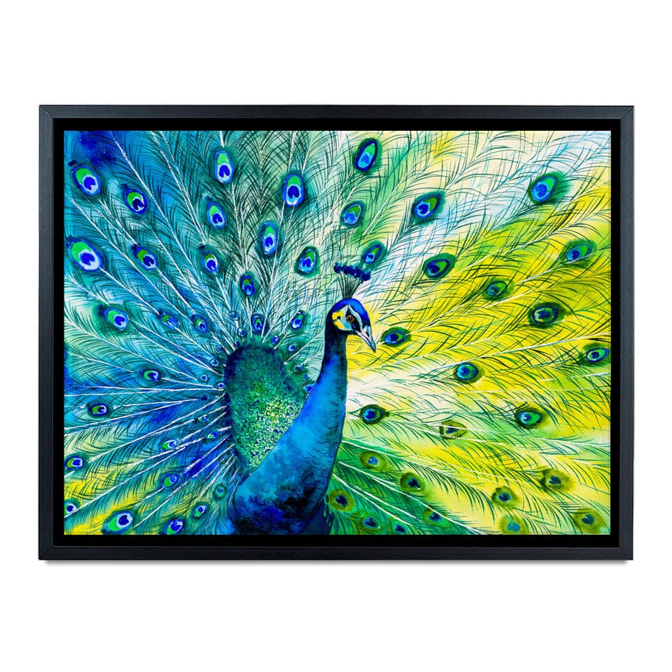 Peacock Power Canvas Print wall art product CYC / Shutterstock