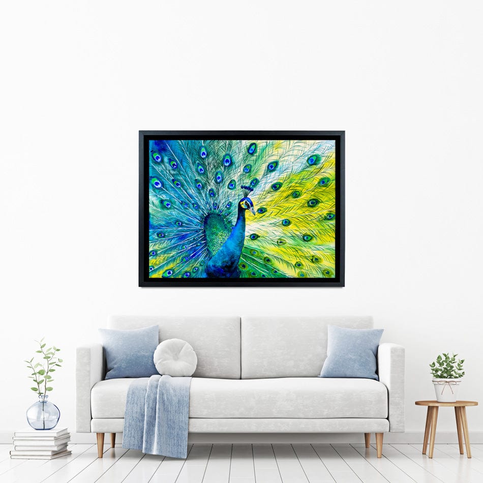 Peacock Power Canvas Print wall art product CYC / Shutterstock
