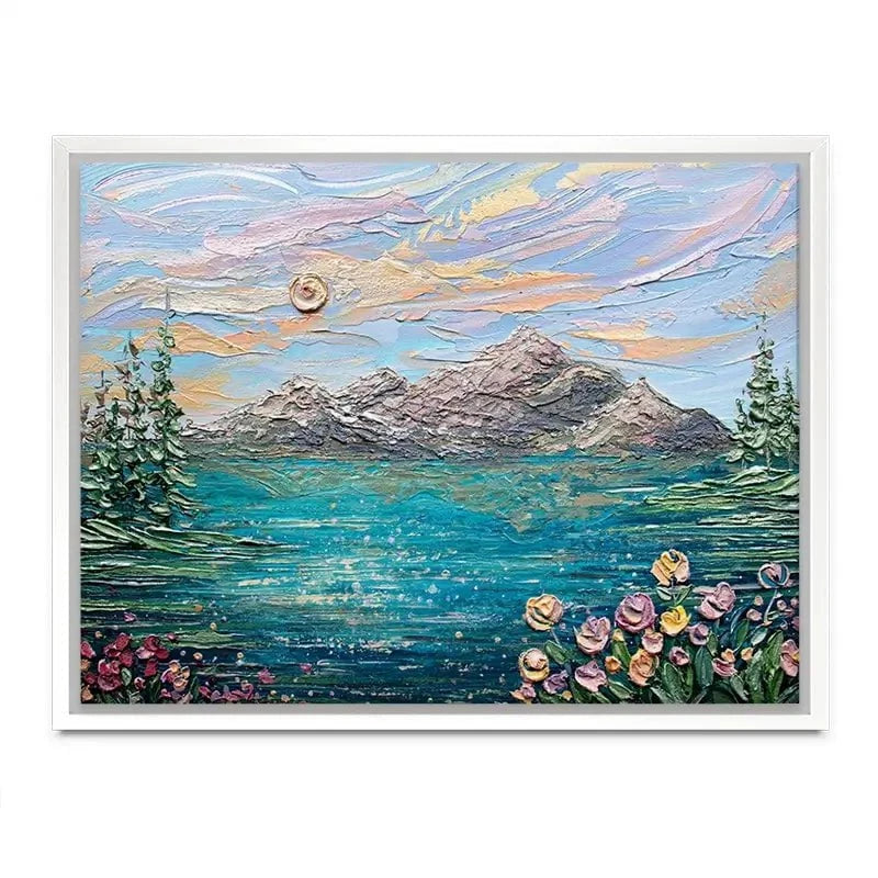 Peak Serenity Canvas Print Peak Serenity Canvas Print wall art product Nada Khatib