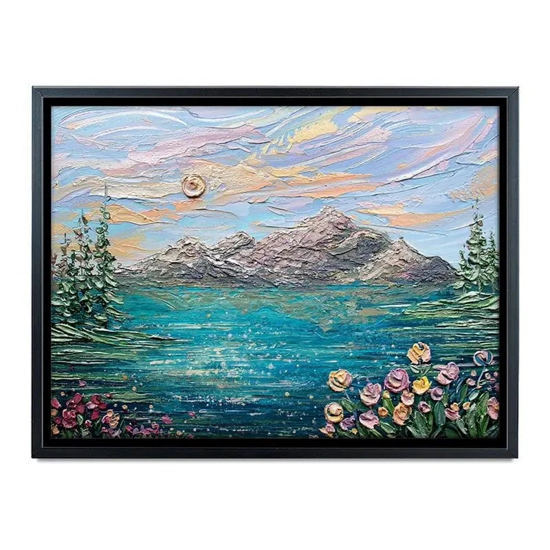 Peak Serenity Canvas Print Peak Serenity Canvas Print wall art product Nada Khatib