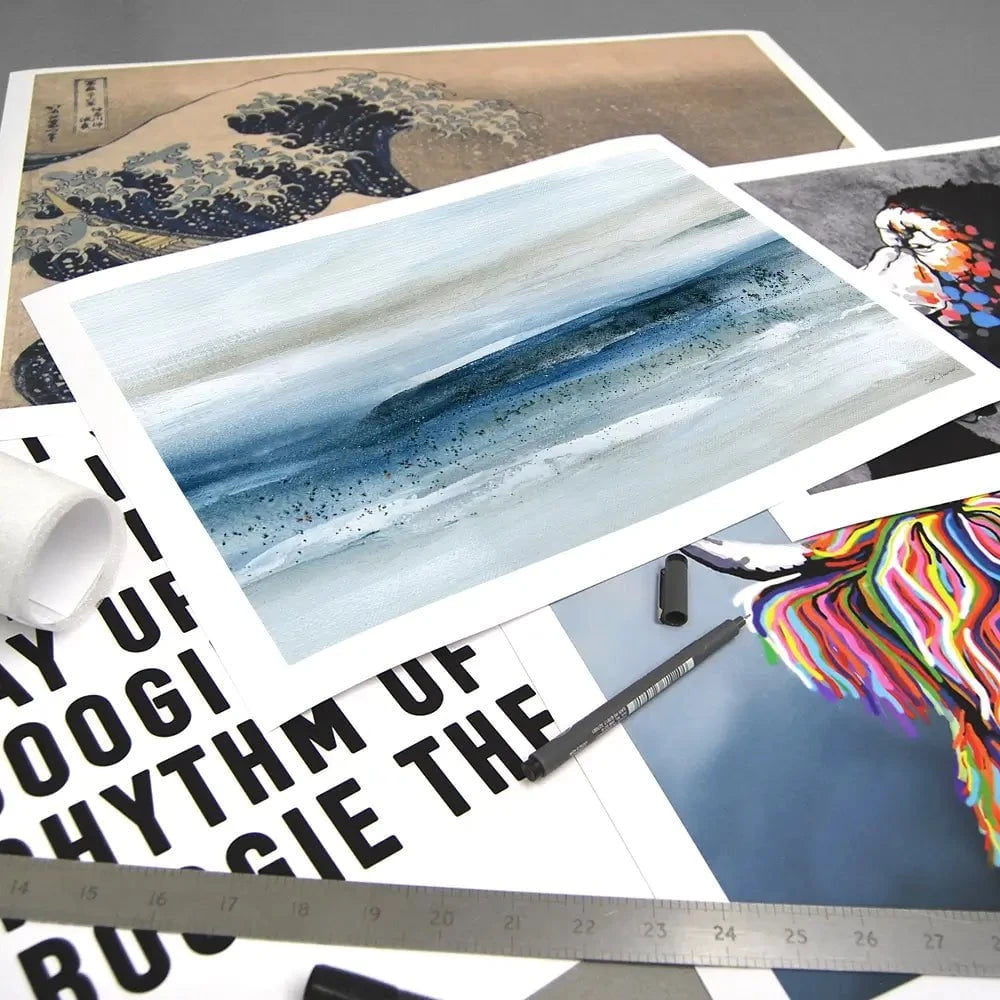 Pebbled Beach Art Print Pebbled Beach Art Print wall art product Carol Robinson