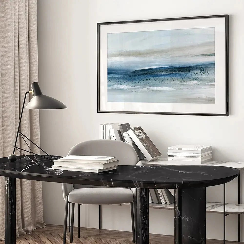 Pebbled Beach Framed Art Print Pebbled Beach Framed Art Print wall art product Carol Robinson