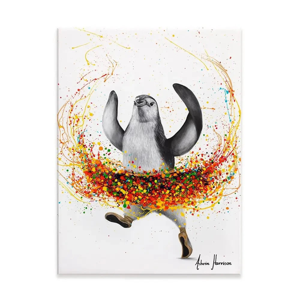 Penguin Ballet Canvas Print Penguin Ballet Canvas Print wall art product Ashvin Harrison