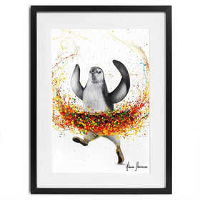 Penguin Ballet Framed Art Print Penguin Ballet Framed Art Print wall art product Ashvin Harrison