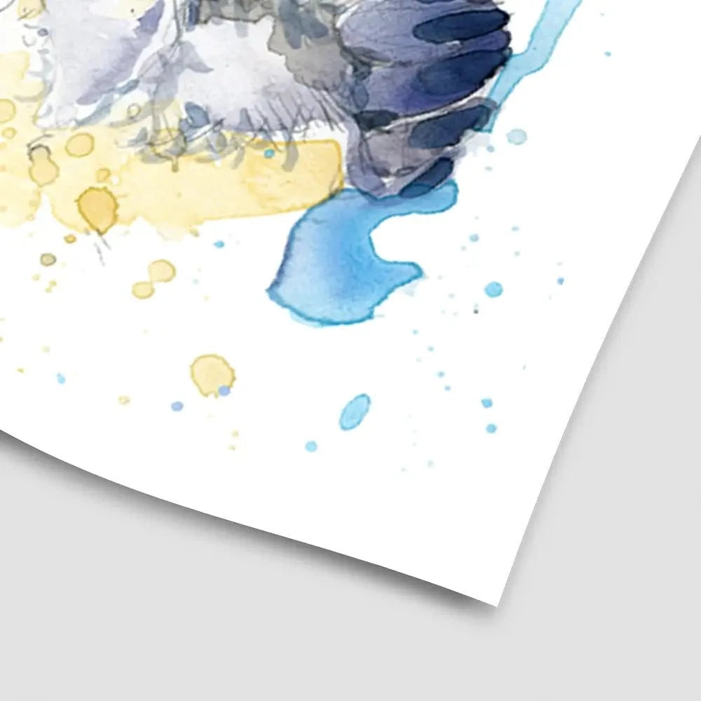 Penguin Paint Splash Art Print Penguin Paint Splash Art Print wall art product Faenkova Elena / Shutterstock