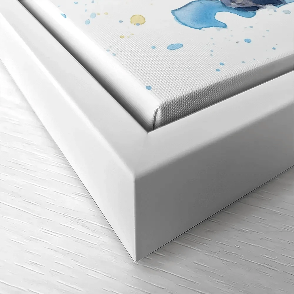 Penguin Paint Splash Canvas Print Penguin Paint Splash Canvas Print wall art product Faenkova Elena / Shutterstock