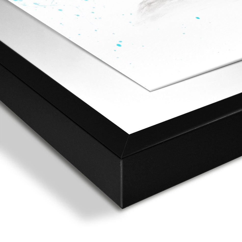 Penguin Parade Framed Art Print wall art product Ashvin Harrison