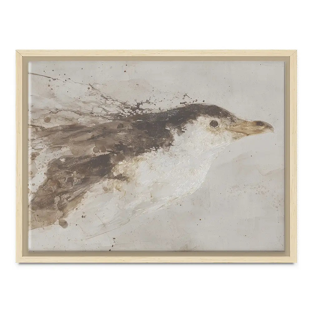 Penguin Surfacing Canvas Print Penguin Surfacing Canvas Print wall art product Chromatic Storm Studio
