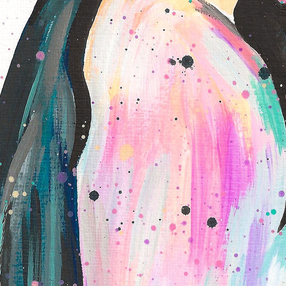 Penguins Jess And Harper Art Print Penguins Jess And Harper Art Print wall art product Emma LC Art