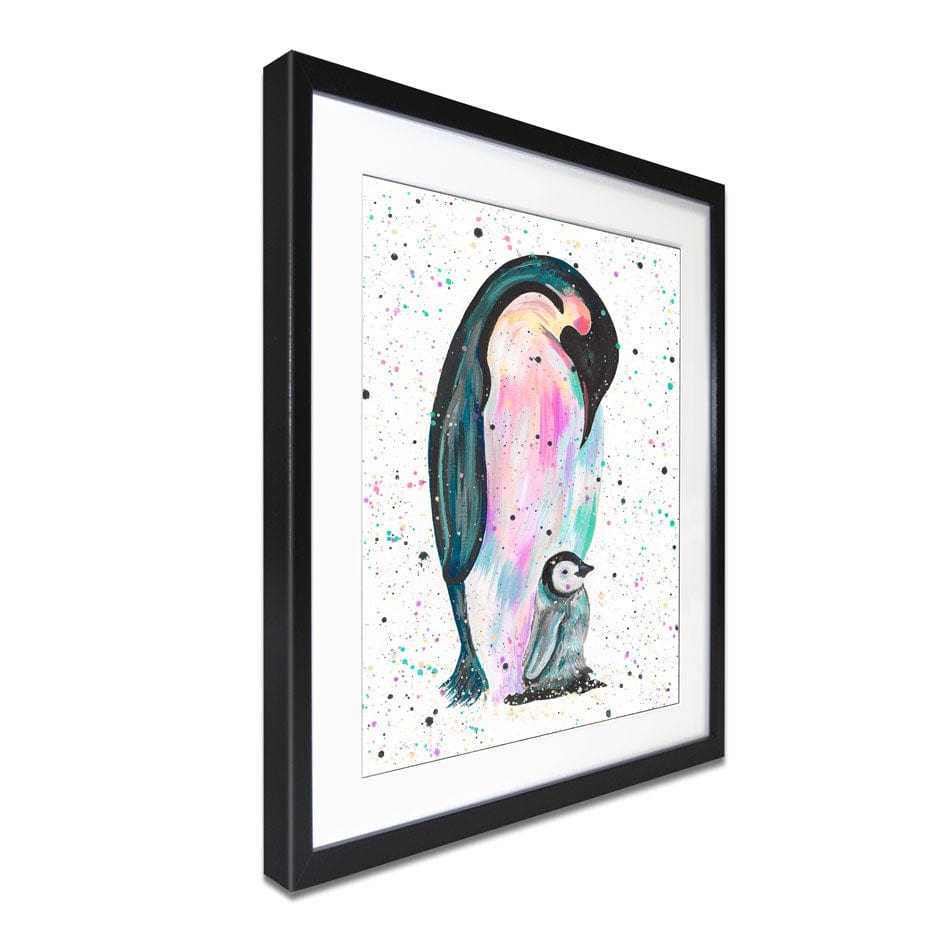 Penguins Jess And Harper Framed Art Print wall art product Emma LC Art