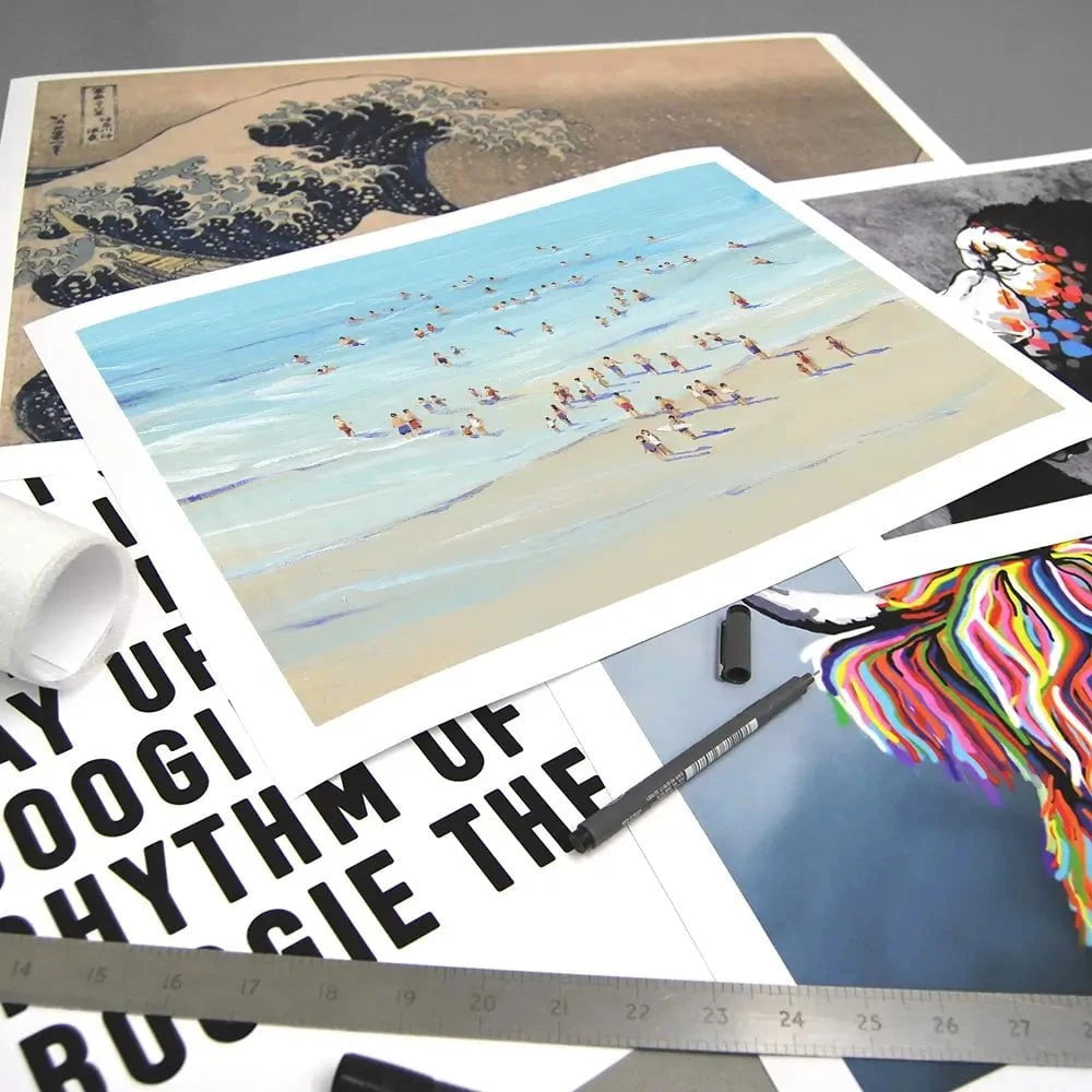 People At The Beach Art Print People At The Beach Art Print wall art product Tim O'Toole