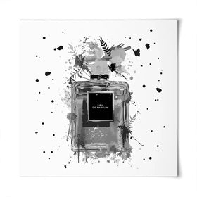 Perfume Square Art Print Perfume Square Art Print wall art product Black artist / Shutterstock