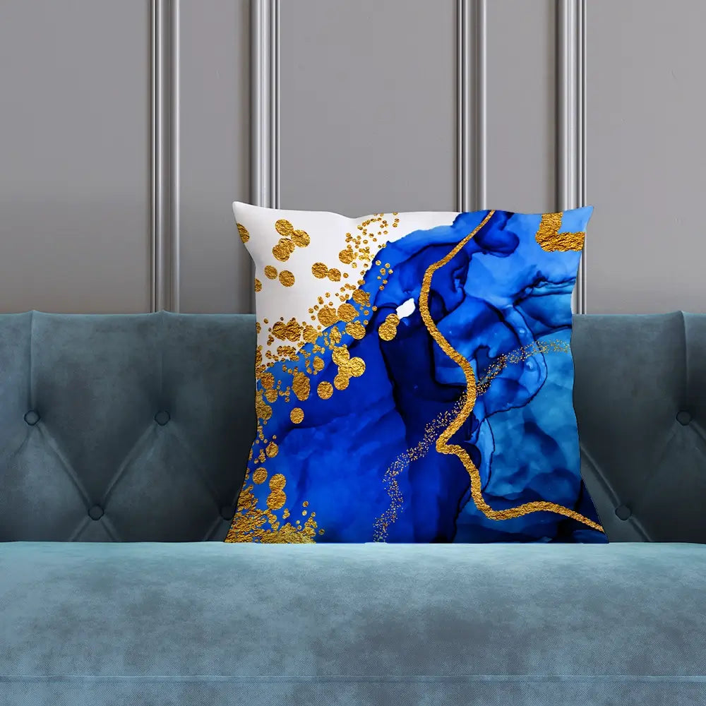 Persian Blue Cushion Persian Blue Cushion wall art product CARACOLLA / Shutterstock
