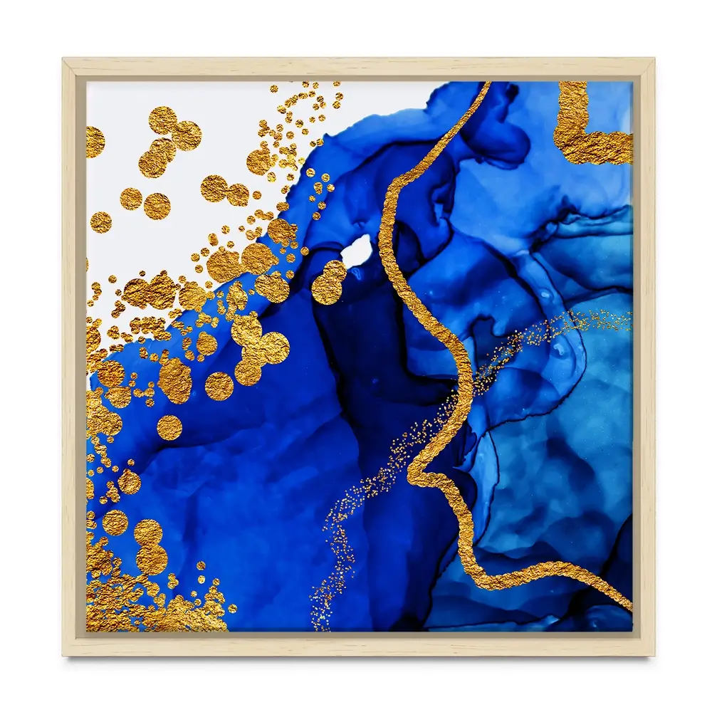Persian Blue Square Canvas Print Persian Blue Square Canvas Print wall art product CARACOLLA / Shutterstock