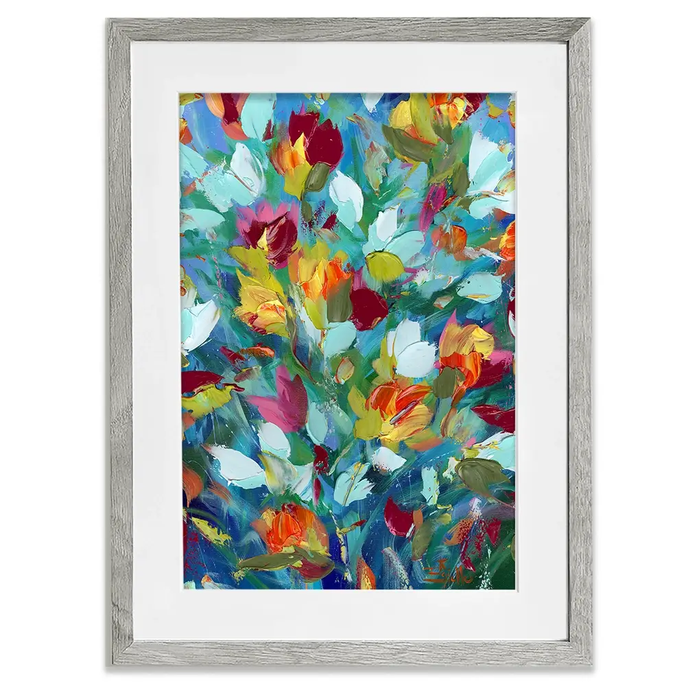 Petals Framed Art Print Petals Framed Art Print wall art product Estelle Grengs - Independent