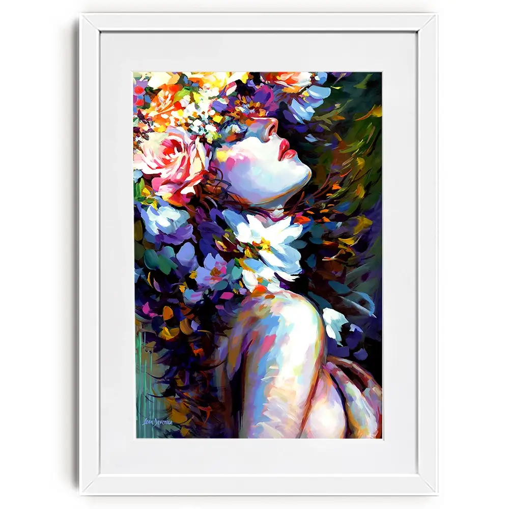 Petals Of Passion Framed Art Print Petals Of Passion Framed Art Print wall art product Leon Devenice
