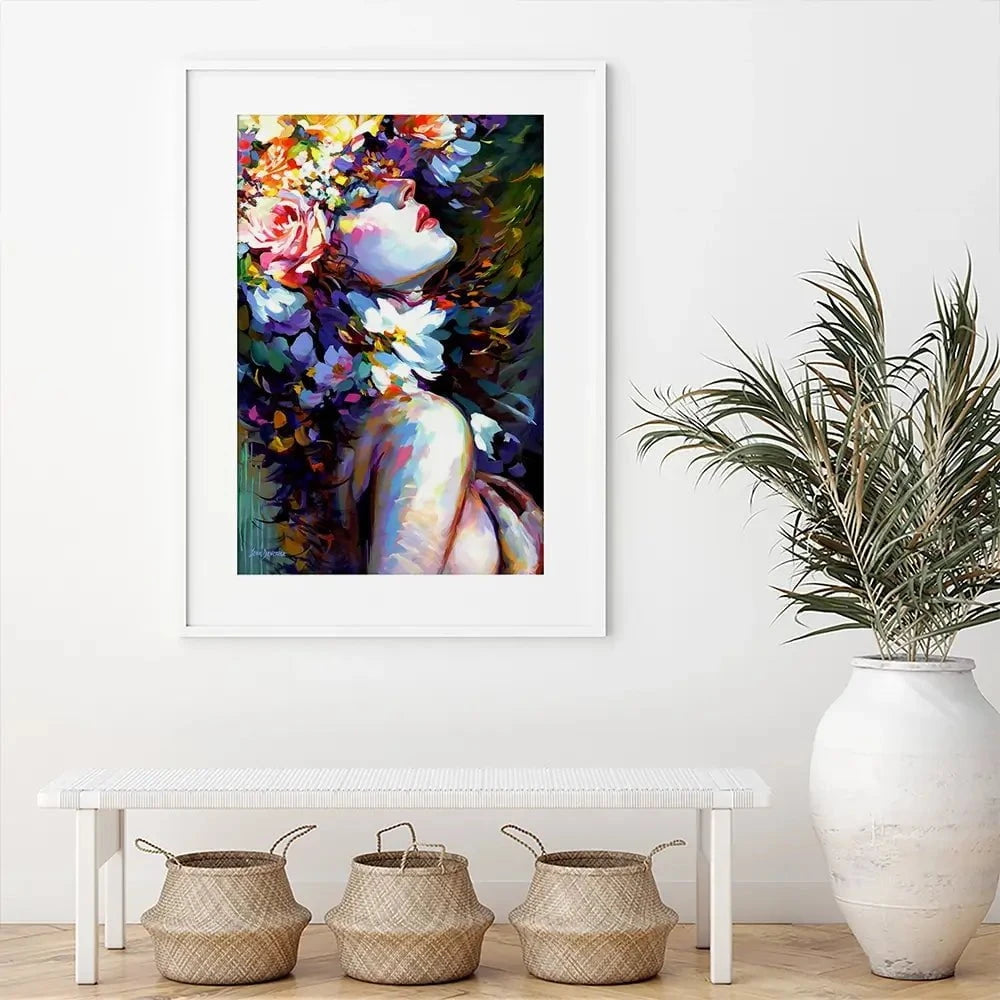 Petals Of Passion Framed Art Print Petals Of Passion Framed Art Print wall art product Leon Devenice