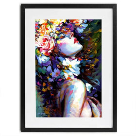 Petals Of Passion Framed Art Print Petals Of Passion Framed Art Print wall art product Leon Devenice