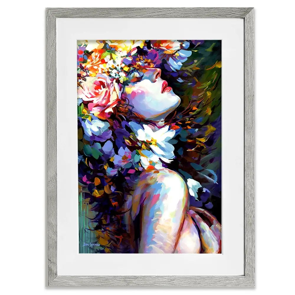 Petals Of Passion Framed Art Print Petals Of Passion Framed Art Print wall art product Leon Devenice