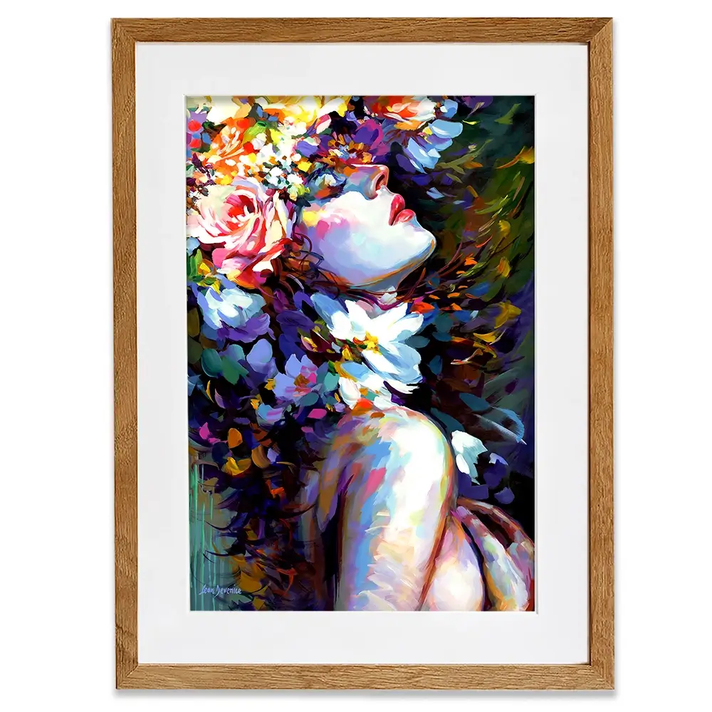Petals Of Passion Framed Art Print Petals Of Passion Framed Art Print wall art product Leon Devenice