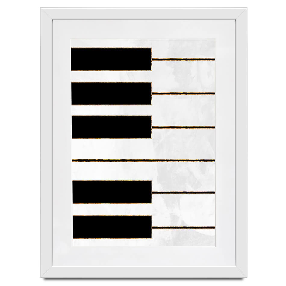 Piano Framed Art Print Piano Framed Art Print wall art product Sarah Manovski