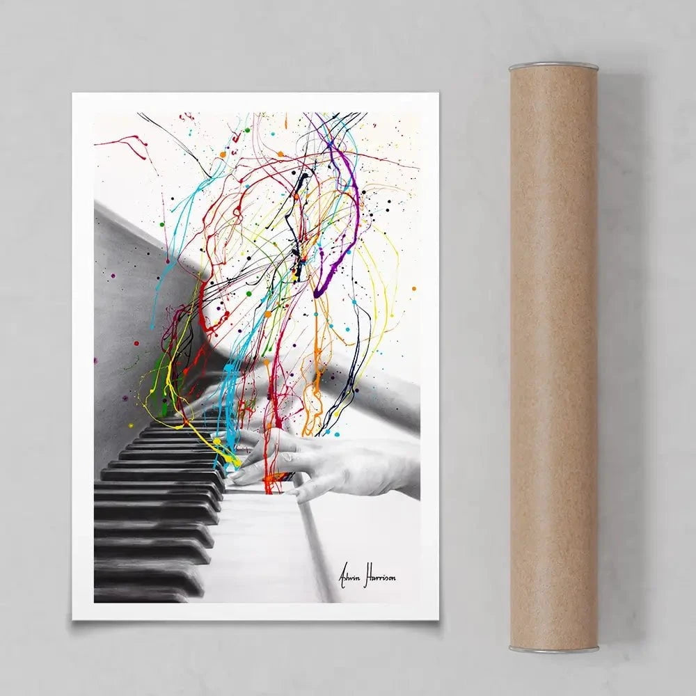 Piano Performance Art Print Piano Performance Art Print wall art product Ashvin Harrison