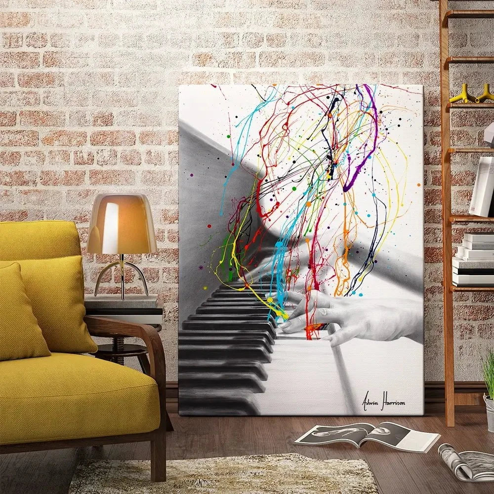 Piano Performance Canvas Print Piano Performance Canvas Print wall art product Ashvin Harrison