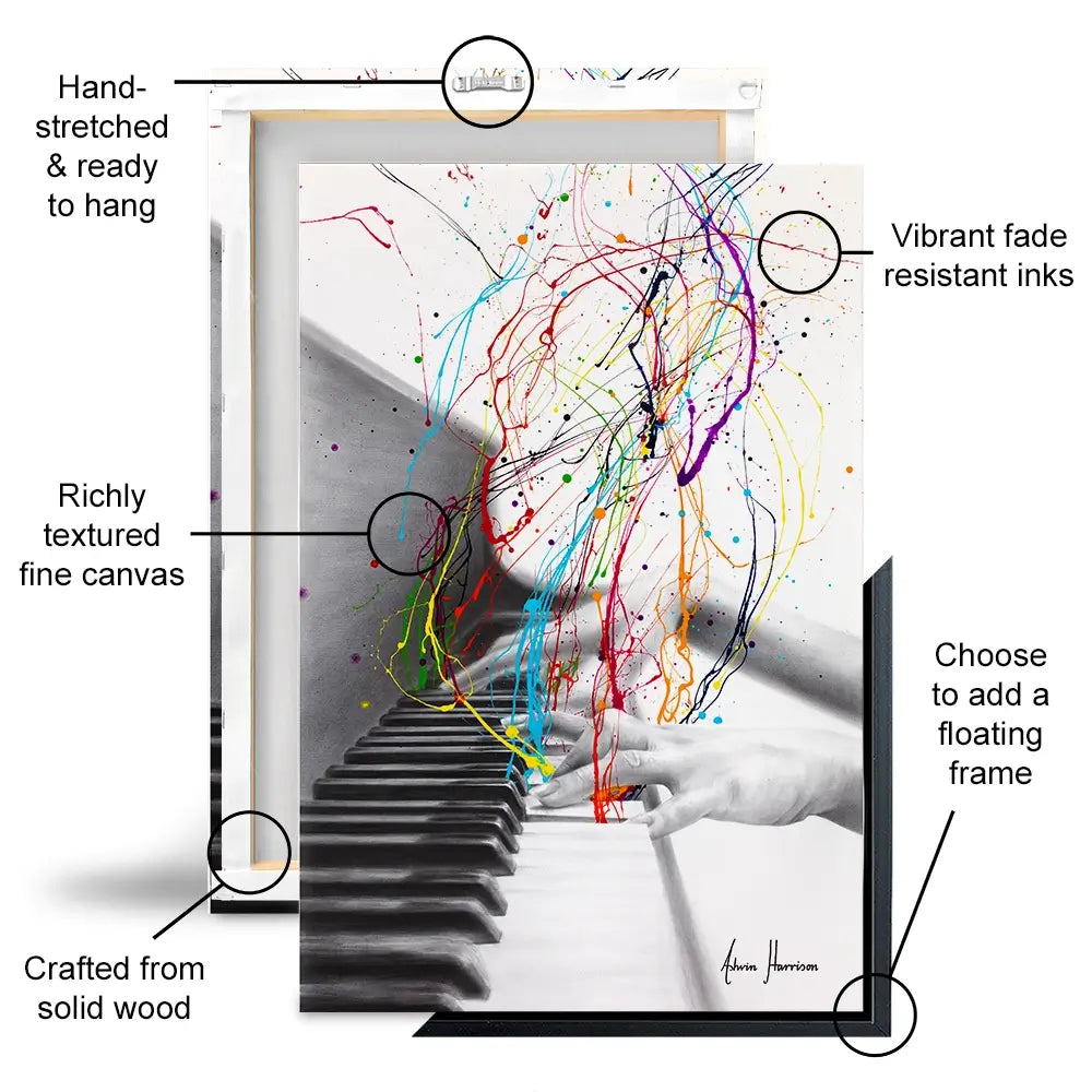 Piano Performance Canvas Print Piano Performance Canvas Print wall art product Ashvin Harrison