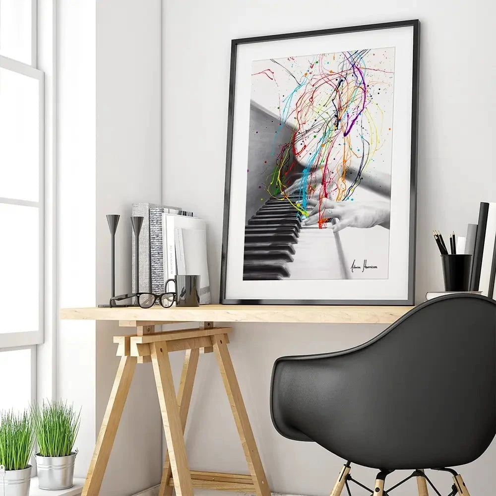 Piano Performance Framed Art Print Piano Performance Framed Art Print wall art product Ashvin Harrison