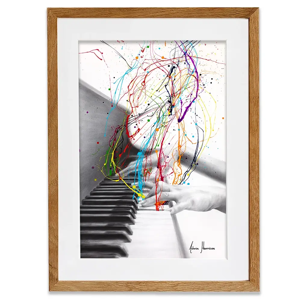 Piano Performance Framed Art Print Piano Performance Framed Art Print wall art product Ashvin Harrison