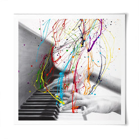 Piano Performance Square Art Print Piano Performance Square Art Print wall art product Ashvin Harrison