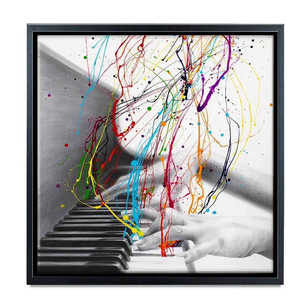 Piano Performance Square Canvas Print Piano Performance Square Canvas Print wall art product Ashvin Harrison