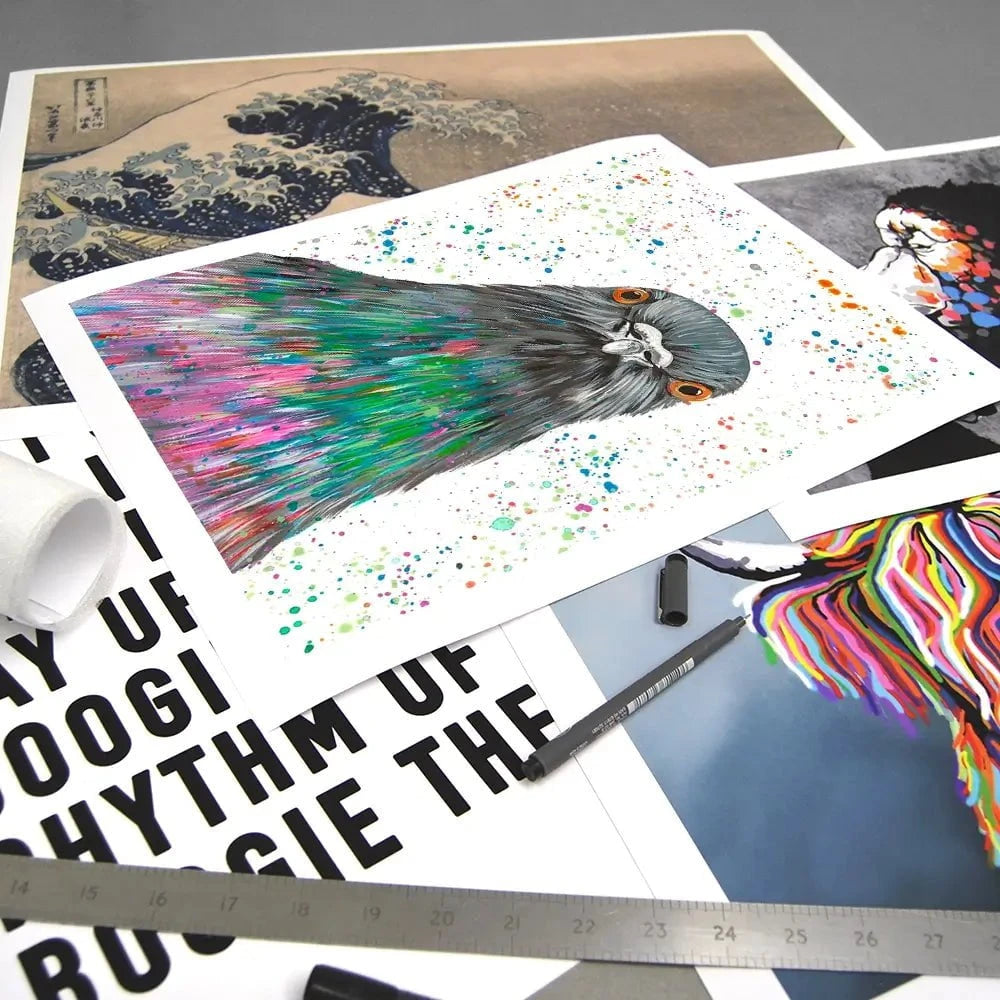 Pigeon Carter Art Print Pigeon Carter Art Print wall art product Emma LC Art