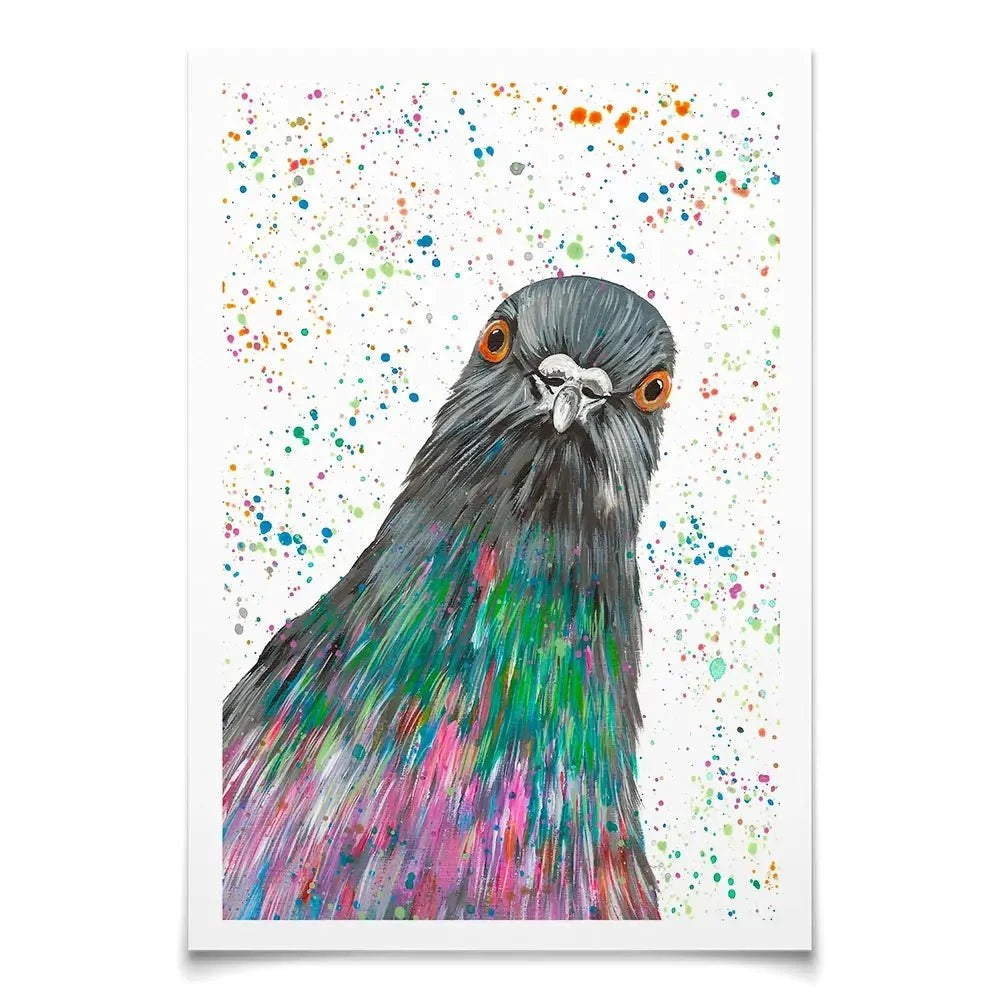 Pigeon Carter Art Print Pigeon Carter Art Print wall art product Emma LC Art