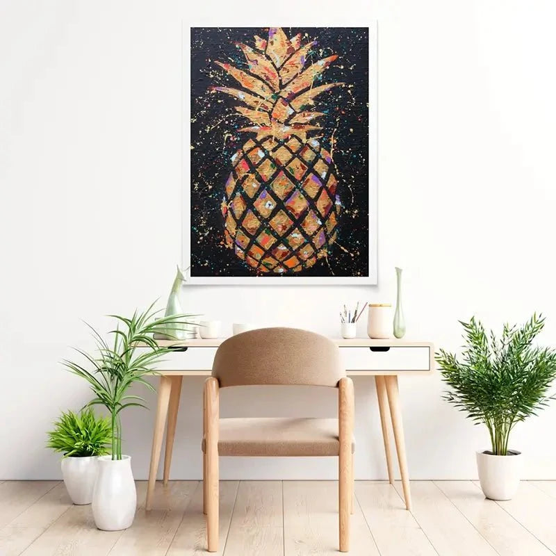 Pineapple Art Print Pineapple Art Print wall art product Studio Paint-Ing