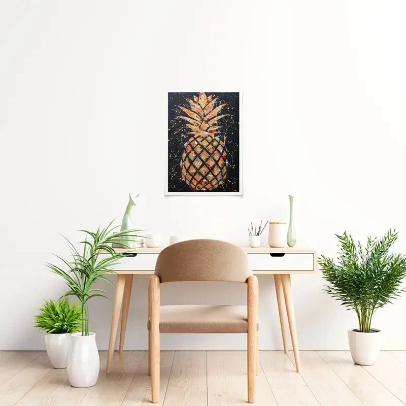 Pineapple Art Print Pineapple Art Print wall art product Studio Paint-Ing