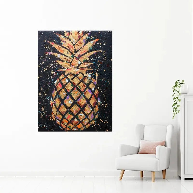 Pineapple Canvas Print Pineapple Canvas Print wall art product Studio Paint-Ing