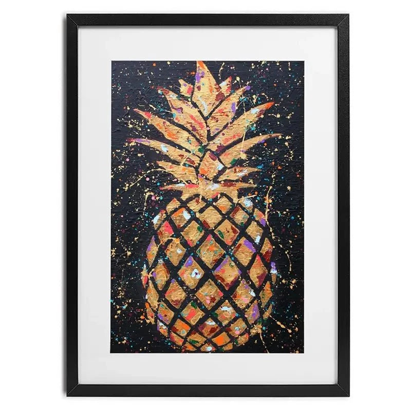 Pineapple Framed Art Print Pineapple Framed Art Print wall art product Studio Paint-Ing