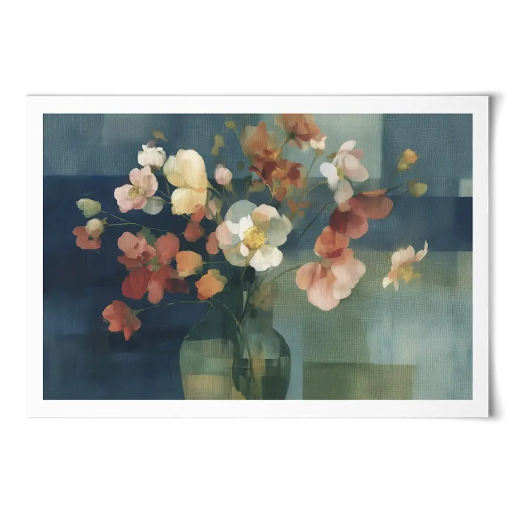 Pink Bouquet In Vase Art Print Pink Bouquet In Vase Art Print wall art product Chromatic Storm Studio