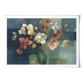 Pink Bouquet In Vase Art Print Pink Bouquet In Vase Art Print wall art product Chromatic Storm Studio