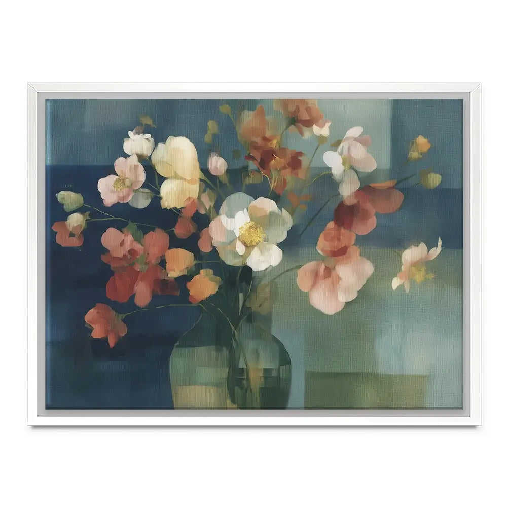 Pink Bouquet In Vase Canvas Print Pink Bouquet In Vase Canvas Print wall art product Chromatic Storm Studio