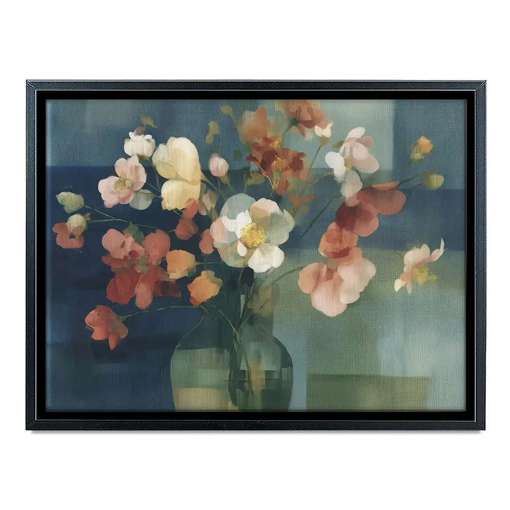 Pink Bouquet In Vase Canvas Print Pink Bouquet In Vase Canvas Print wall art product Chromatic Storm Studio