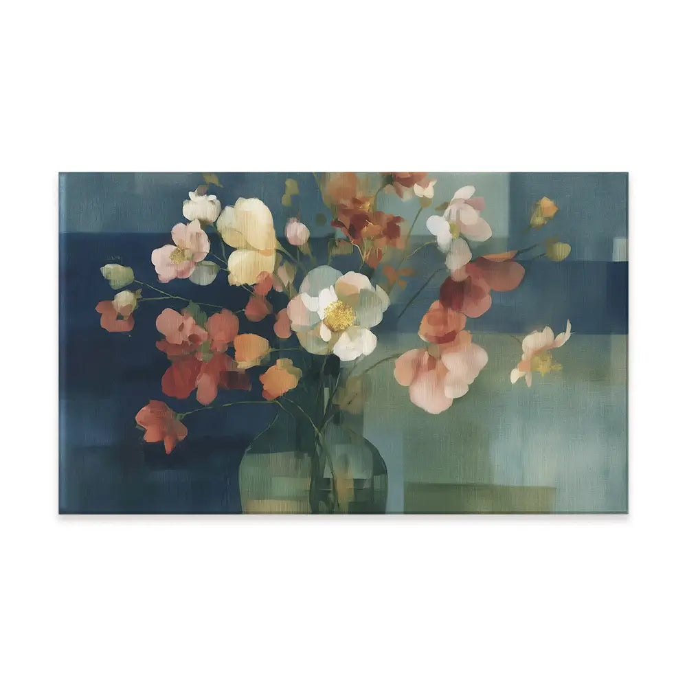 Pink Bouquet In Vase Canvas Print Pink Bouquet In Vase Canvas Print wall art product Chromatic Storm Studio