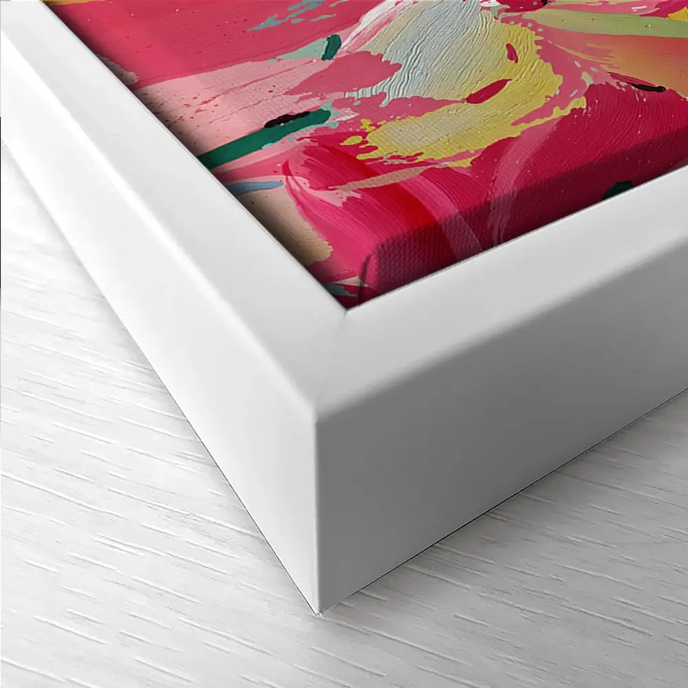 Pink Buzz Trio Canvas Print Pink Buzz Trio Canvas Print wall art product IAmHomeStudio