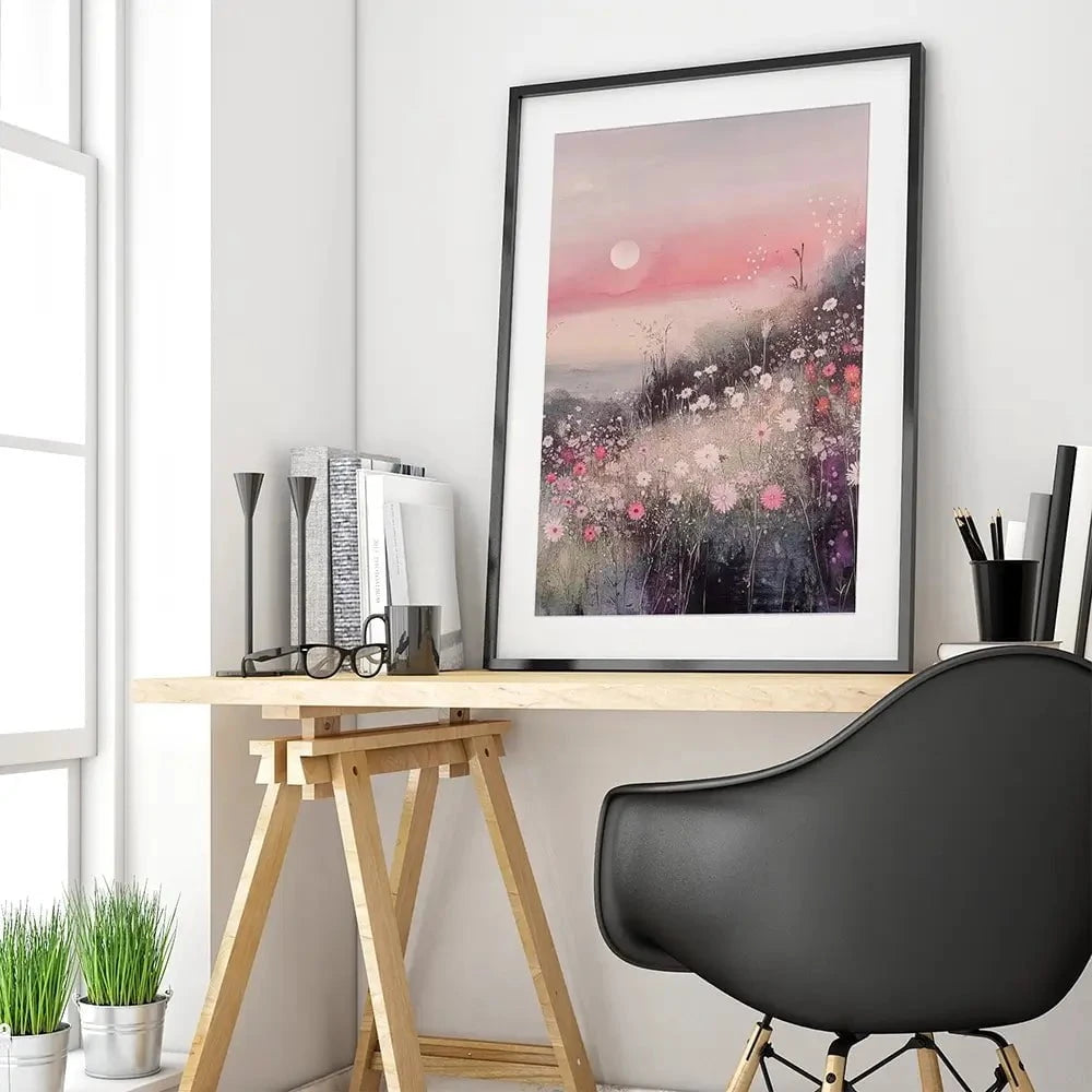 Pink Dawn Framed Art Print Pink Dawn Framed Art Print wall art product David Alexander Elder