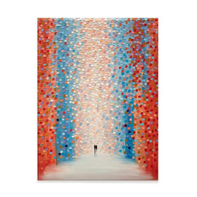 Pink Day Canvas Print Pink Day Canvas Print wall art product Ekaterina Ermilkina