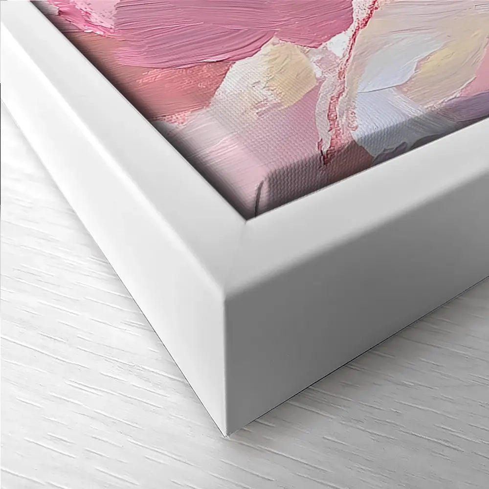 Pink Floral Trio Canvas Print Pink Floral Trio Canvas Print wall art product IAmHomeStudio