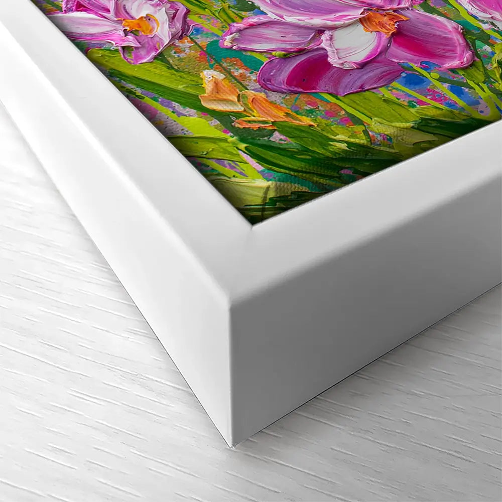 Pink Florals Canvas Print Pink Florals Canvas Print wall art product Olga Tkachyk