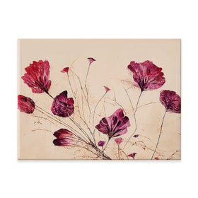 Pink Flowers Canvas Print Pink Flowers Canvas Print wall art product Treechild