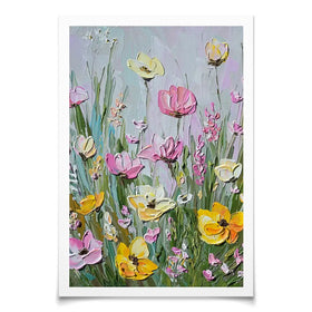 Pink Haze Florals Art Print Pink Haze Florals Art Print wall art product Olga Tkachyk